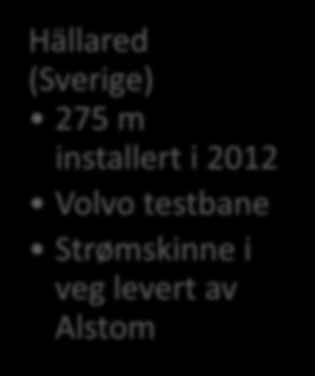 installert i 2012 Volvo testbane