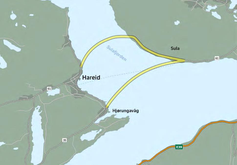 E39 Volda-Ålesund Sulafjorden: Registrering av miljødata (vind, bølgjer og straum), oppstart juni