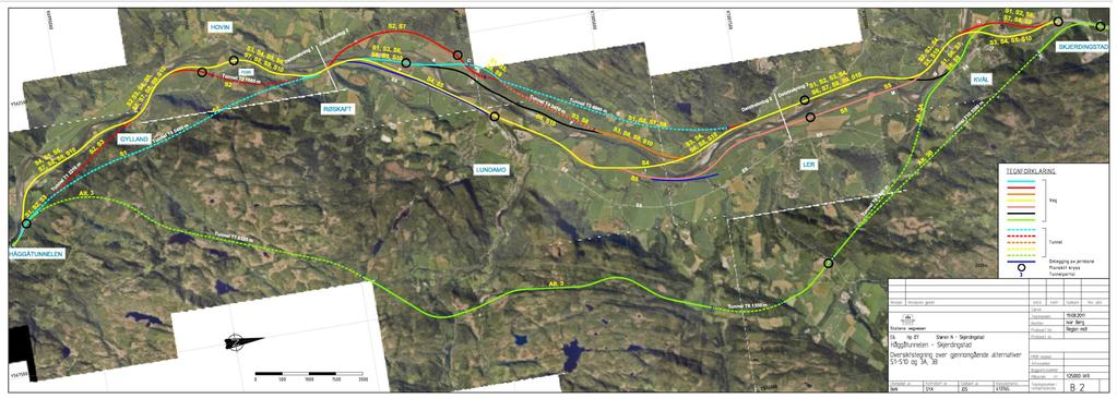 E6 Håggåtunnelen Skjerdingstad Figur 6-1: S1-S10 og