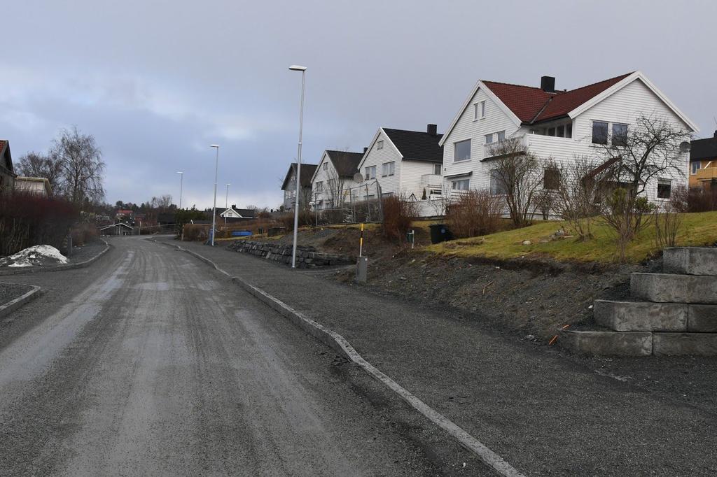 Det nye fortauet skiller myke trafikanter fra kjørende og bygges bredt nok til å utføre tilstrekkelig vintervedlikehold. Vegen får også ny belysning.