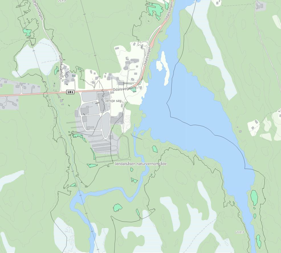 Flomfare Planområdets nærhet til vassdrag, gjør at spørsmål om flomfare kan reises. Det er gjort en beregning av aktsomhetsområde for flom i vassdraget (se nedenfor).