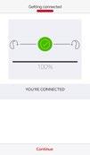ReSound Smart 3D app veileder deg også gjennom resten av flyten: Når du har paret i ios Settings eller gjennomført den første paringen på Android, vil appen bekrefte at den har funnet høreapparatene.