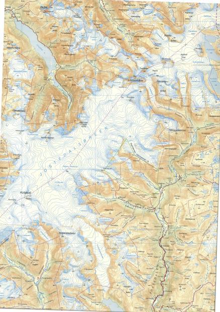 hom -6 Figur 36 Original og homogenisert vinterbalanse (blå søyler) og sommerbalanse (rød søyler), samt kumulativ årlig balanse (grå og svart strek) for «Østsiden» (original) og Ruklebreen