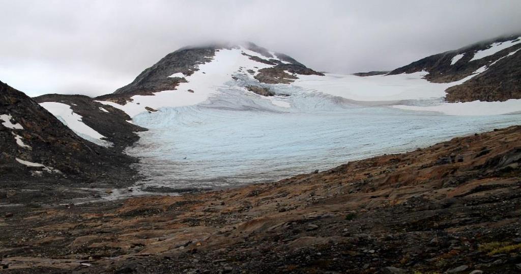 Figur 91 Trollbergdalsbreen fotografert den 10. september 2016. Foto: Jan Inge Karlsen.