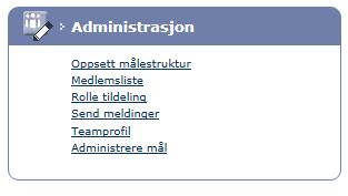 For å endre oppstartdato, gå inn på «Oppsett målestruktur» under «Administrasjon» på teamets hjemmeside. 2. Velg den aktuelle indikatoren. 3.