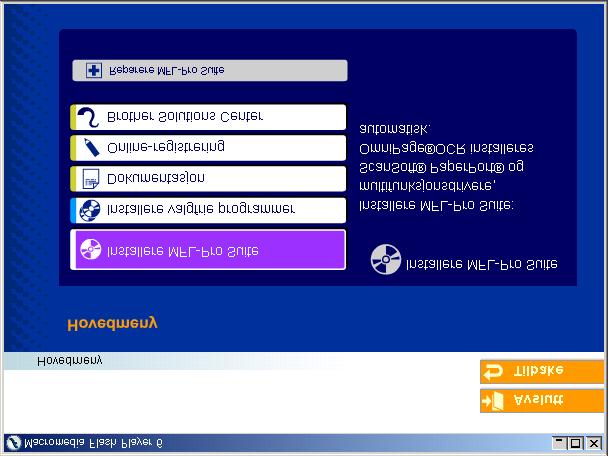 Trinn 2 For brukere av Windows NT Workstation versjon 4.0 Pass på at du har gått gjennom alle instruksjonene i trinn 1 under "Sette opp maskinen" på sidene 4-11.