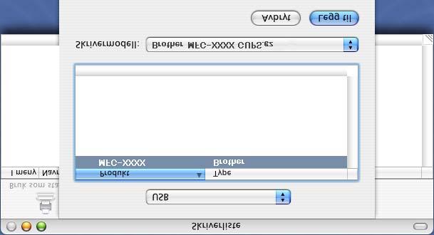 For brukere av Mac OS X 10.2.4 to 10.3: Når Presto! PageManager er installert, er OCR lagt til Brother ControlCenter2.