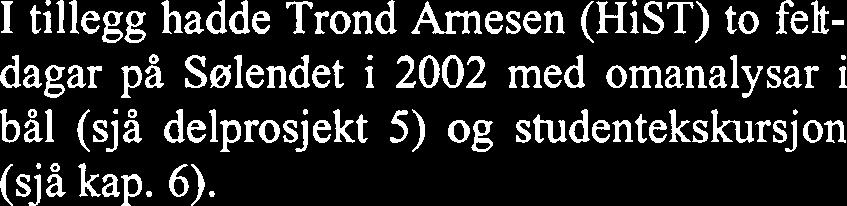 august Populasjonsøkologiske studiar, slått av forsøksruter (produksjonsmåling), registrering av grunnvasstand, skjøtselsoppsyn,