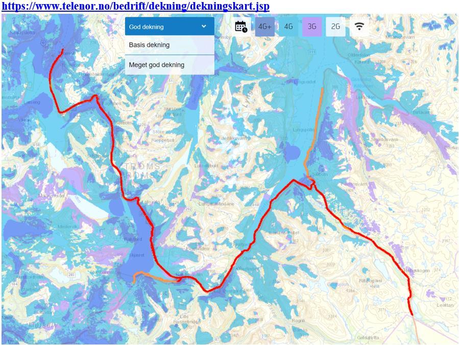 8 Mobildata, dekning