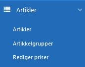 9 3 Artikler 3.1 Legge inn Artikkelgrupper Før du kan legge inn artikler må du opprette artikkelgrupper og undergrupper for disse.