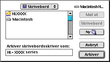 8 Velg Opprett. 9 Angi navnet på skriveren du bruker under Arkiver skrivebordsskriver som, og klikk Arkiver.
