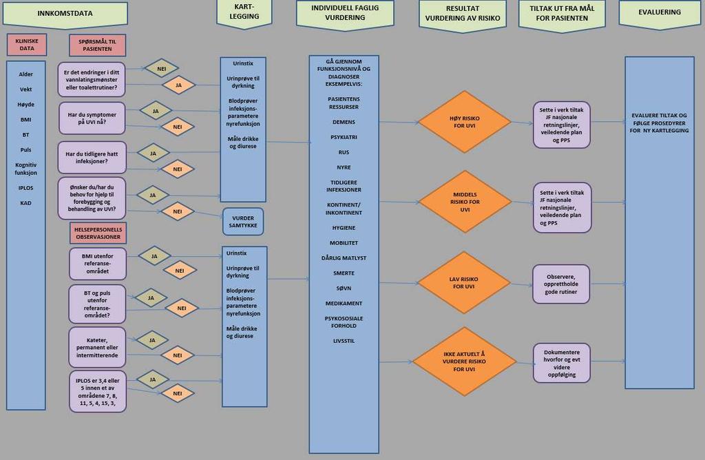 2.4 Risiko for infeksjon i urinveissystemet Prosjektrapport