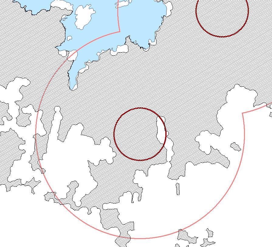 Sørleg del ligg i overgangen mot skogsåsar og Landskapstype åslandskap, mellomskala, relativt robust landskap, typisk for Bergensbuene.