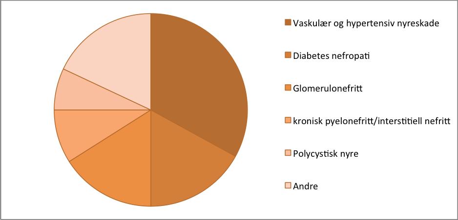 1 Introduksjon 1.1 Nyresvikt Nyrefunksjonen reduseres med ca 1% årlig fra 30 års alder som en del av den normale aldringsprosessen [1].