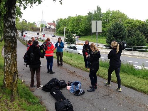 trafikken blir av den forsvinner (disappearing traffic).