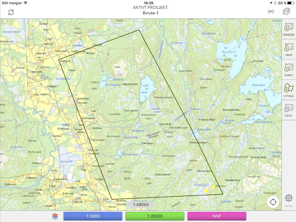 Vi anbefaler at du eksperimenterer med visning av kartleggingslag og finner en passende måte å håndtere dette på i praksis.