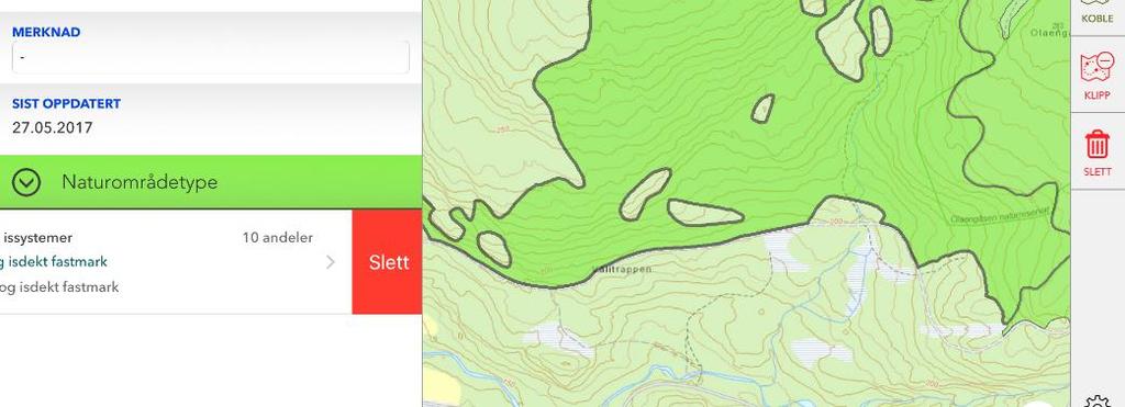 Du kan også ha valgt feil variabel, for eksempel blingset på et treslag og registrert en trinnverdi på feil treslag.