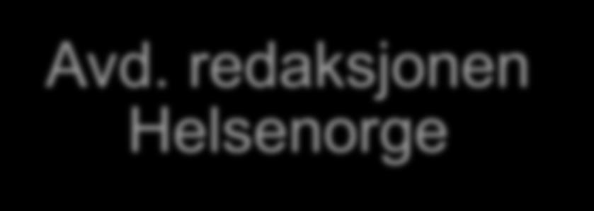 redaksjonen Helsenorge Avd.