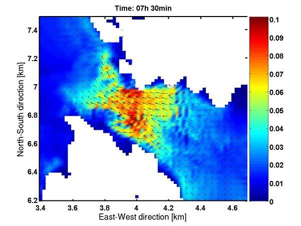 Figur 6. Samanlikning mellom BOM og MIT-GCM for Vatlestraumen (Thiem et al. 2005). 3.1.3 3D modellar og GIS Modell-simuleringar tar tid og krev computer-ressursar.