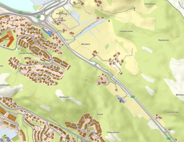 E16 Arnavegen Bomstasjon etableres på E39 nord for avkjøring til Blindheim for