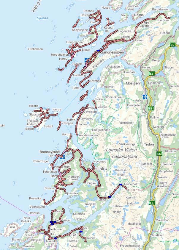 Statens vegvesen Region Nord 5001 Elektro Helgeland 2014 2019 D Beskrivende del D2 S1 38 Tunneler