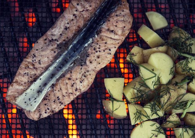 SPISE UTE Grillnett Fiberglass Enkel å legge på grillen og du kommer