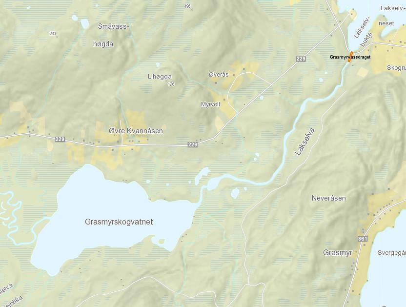 Gytingen var nesten over for laksen i vassdraget, og antall fisk som ble registrert er neppe representativt for status for laksen i vassdraget.