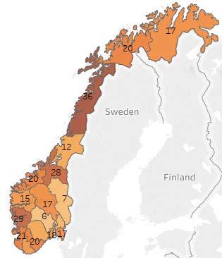 Hvor skjer ulykkene?