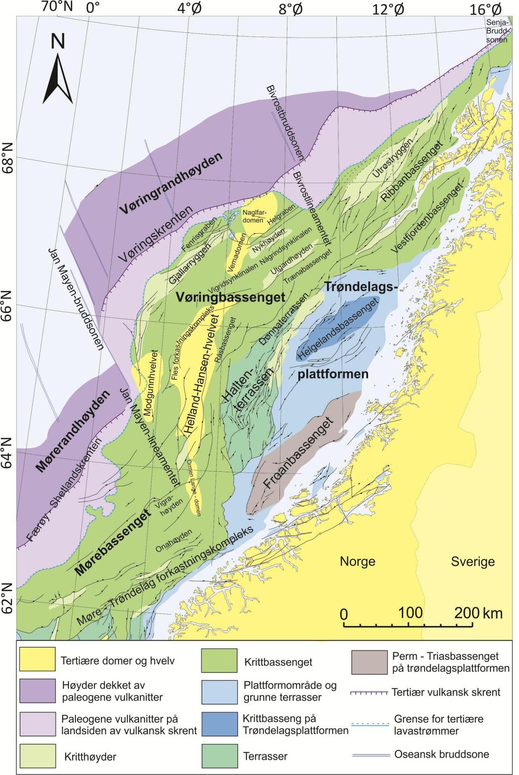 Geologisk rammeverk Tektonisk utvikling Figur 2.