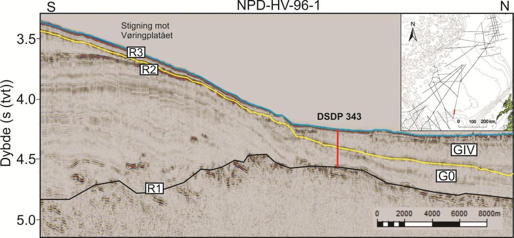 Resultater Lofotenbassenget 4.2.2. Litostratigrafi For å beskrive og datere kenozoiske sedimenter i Lofotenbassenget det benyttet en kjerne (DSDP Site 343) og en brønn (7216/11-S) (Fig. 4.16).