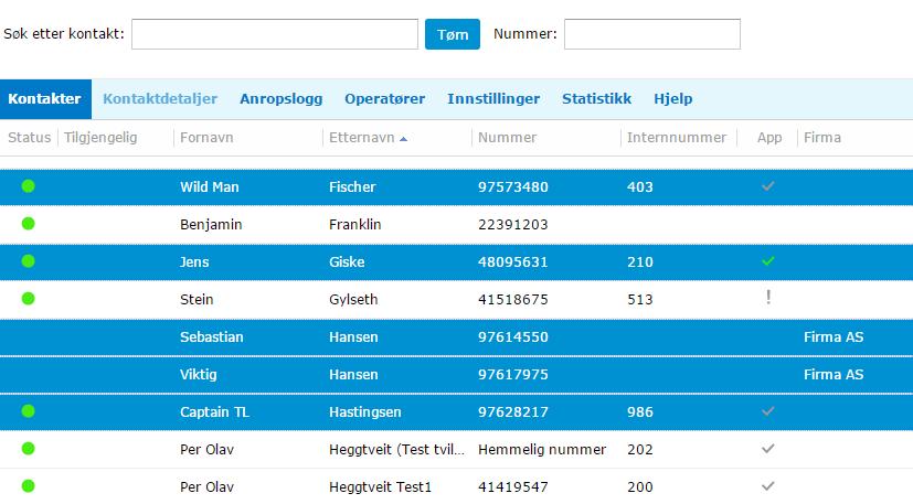 F1, F11 og F12 kan ikke benyttes som hurtigtaster pga. konflikt med oppsett i nettleser (Internett Explorer). Mellomrom tast (space) kan ikke benyttes som hurtigtast. 3.8.