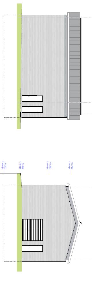 Side 4 Figur 1: Skisse som viser anleggets utforming. Eksisterende bygg er vist i blått, mens GIS-bygningen (225 m 2 ) og kontrollbygget (430 m 2 ) er vist i grønt.