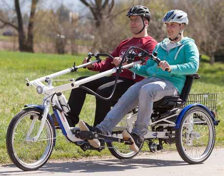 Sykler Twister tandemsykkel Twister - tandemsykkel 3-hjul Twister er vår populære parallellsykkel.