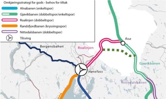 Sammendrag Rådgivningselskapene Civitas AS og Logistikkutvikling AS har gjort en overordnet og begrenset vurdering av en alternativ trasé for en jernbaneforbindelse mellom Hønefoss og Oslo som kan