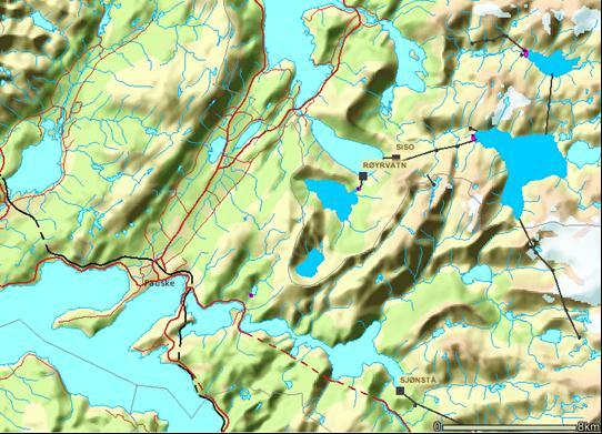 4 Generell beskrivelse av prosjektet Dam Røyrvatn eies av Sørfold Kraftlag SA. Dammen ligger i Sørfold kommune i Nordland, 5 6 km fra tettstedet Straumen (se Figur 1).