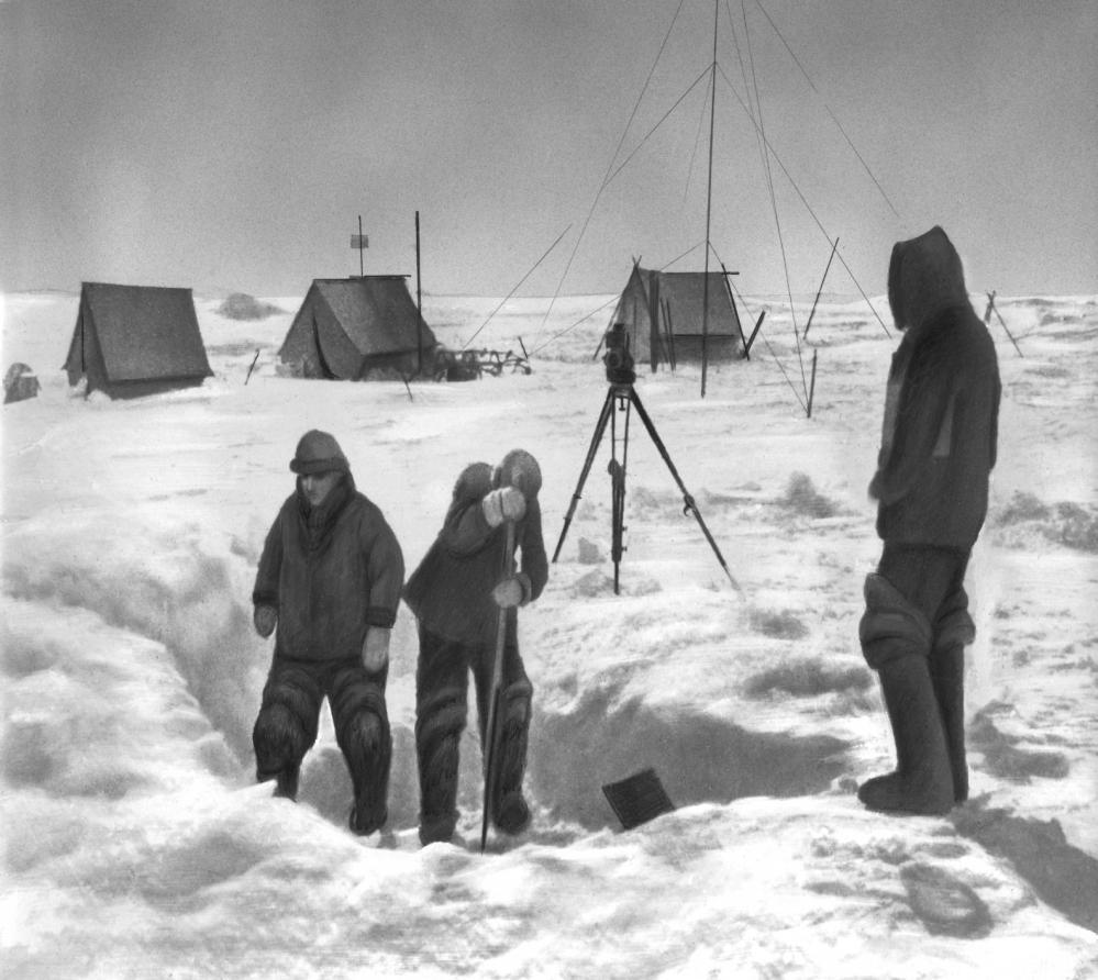 polarhelter På drivis