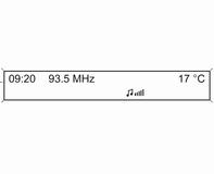 Instrumenter og betjeningselementer 101 Grafikkinformasjonsdisplay, farge-informasjonsdisplay Avhengig av utstyrsvarianten har bilen et grafisk informasjonsdisplay eller fargeinformasjonsdisplay.