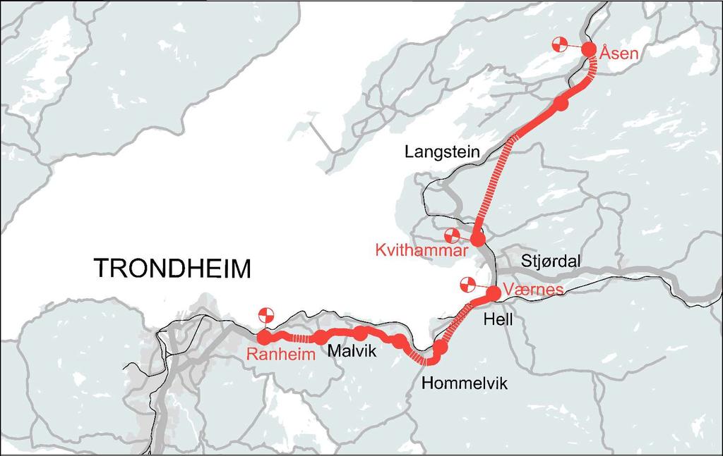 E6 Ranheim - Åsen FORSLAG TIL DELFINANSIERING MED BOMPENGER