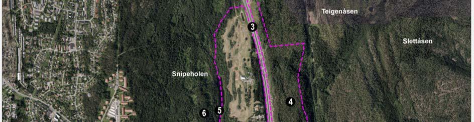 5 KONSEKVENS FOR DET OVERORDNEDE LANDSKAPSBILDET Under presenteres kortfattet potensielle konsekvenser for det overordnede landskapsbildet. 31 Figur 0-1 viser fotografier tatt på befaring 08.01.