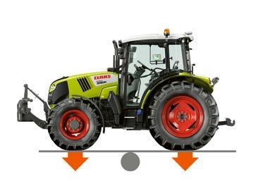 CLAAS traktorkonsept for mer fleksibilitet. Konstruksjon CLAAS Traktorkonsept. På store føtter.