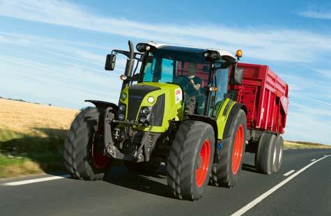 ARION 400 kompakte traktorer opp til 140 HK. Modellrekke Lang akselavstand med kompakt design.