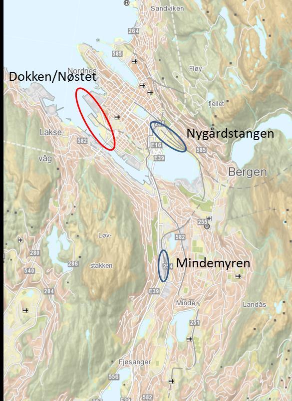 på 137 000 TEU 2. Terminalen har i dag en anslått kapasitetsgrense på om lag 145 000 TEU pr. år. Den anslåtte kapasitetsgrensen inkluderer kapasiteten på terminalområdet på Mindemyren.