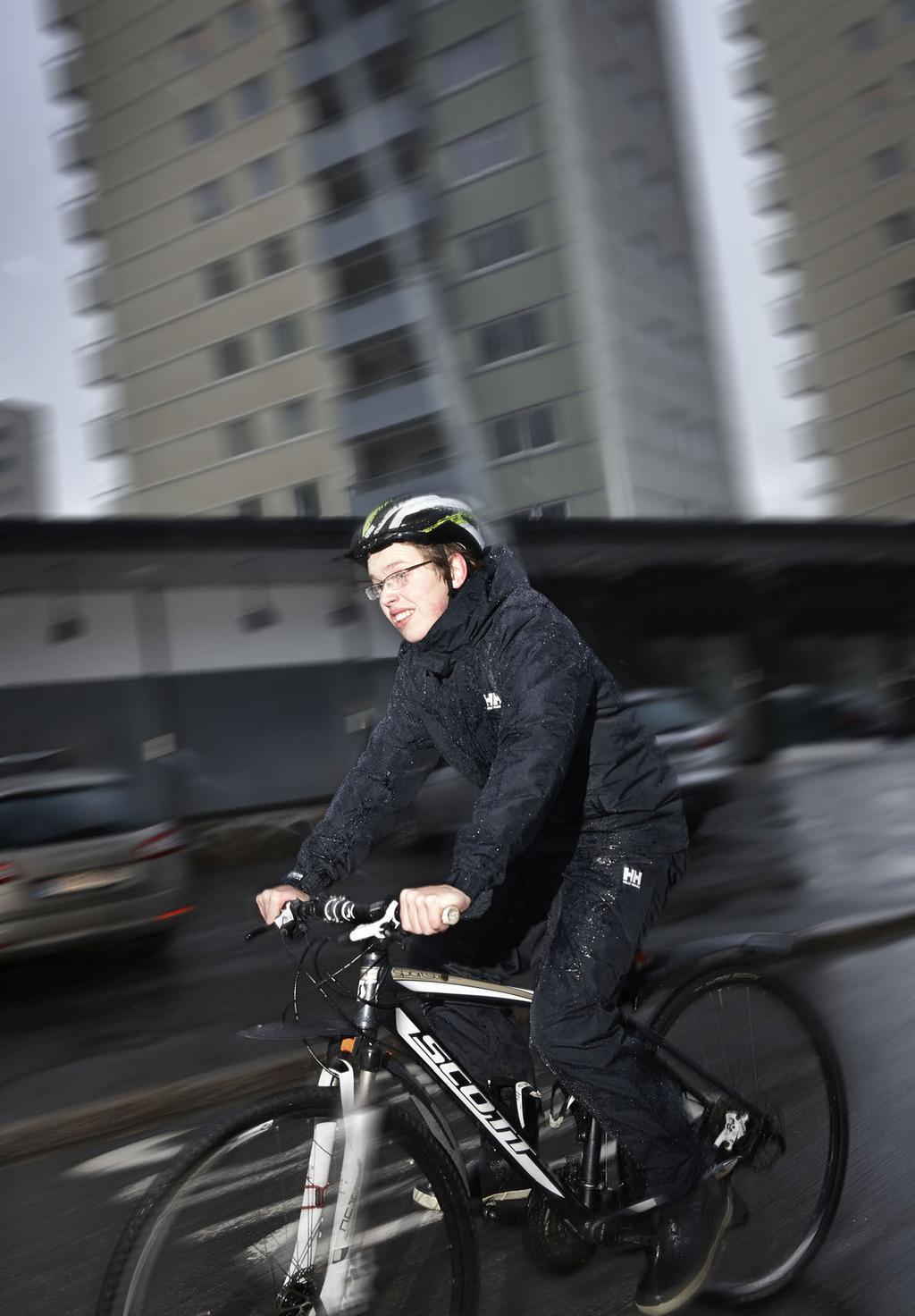 Stol på eigne krefter. Sykkel kan nyttast både til sport, fritid og transport.