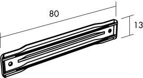 ECOPHON Akusto Wall Veggabsorbenter CONNECT THINLINE HJØRNE 0966 Hjørne i farge NCS S 1500, grå 03 struktur. Med Connect Thinline profil 0971.