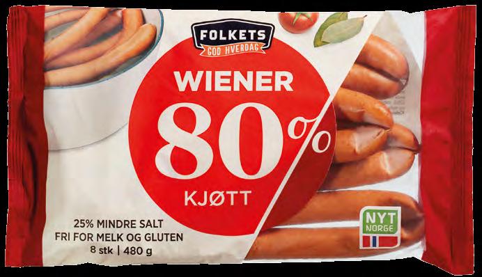 3107299 Folkets Karbonadekake 80% 7 stk