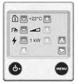 Hvis Eis Ex* er installert, vises symbolene for innstilt modus sammen med flaskesymbolet. H. Nattautomatikk. Dette symbolet vises når funksjonen er aktivert. I. 230 Volt.