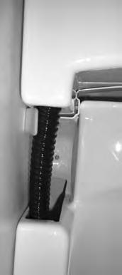 Låseanordningen k slipper automatisk ved liten motstand. Vippbar vask Mekanisme vippbar vask Hvis klemmen ikke åpnes og lukkes automatisk, skal den forskyves manuelt. 6.