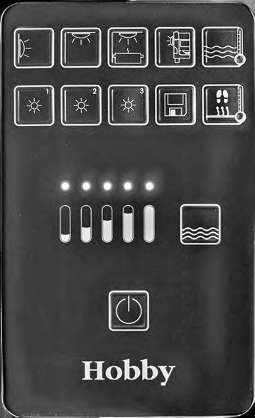 7. El-installasjoner 7.3 Betjeningspanel Systemet består av en styringselektronikk, et standard eller TFT-panel (modellavhengig eller ekstrautstyr) med tastefelt og flere tretasters betjeningsfelter.