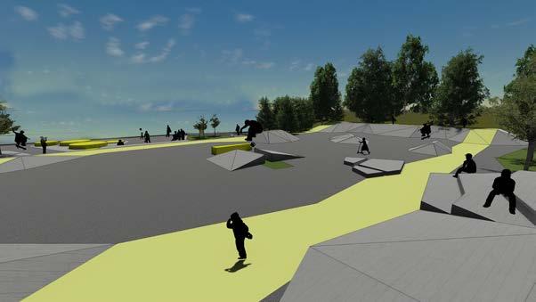 Skateparkens plassering er derfor viktig å se i sammenheng med de eksisterende omgivelsene. Kubaparken er i dag et mye brukt område med basketballbaner, fotballbane og bordtennisbord.