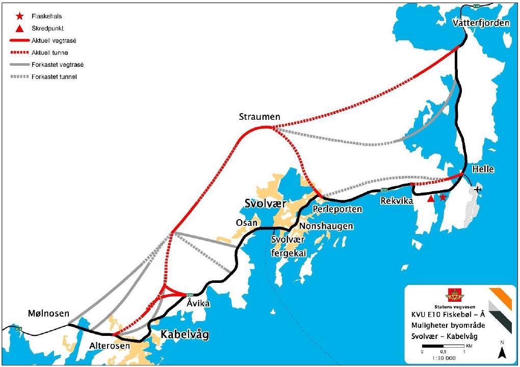 tilsvarende gjennomsnittet av de øvrige trafikantene. Dette gir etter vår vurdering et tilstrekkelig godt grunnlag for å vurdere hvordan konseptene påvirkes av ulike lufthavnstrukturer. 4.